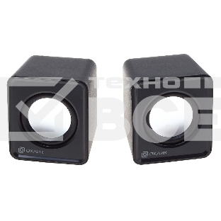 Колонки Oklick OK-331 2.0 черный 6Вт