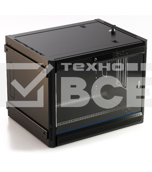 Шкаф телекоммуникационный настенный Hyperline TWB-FC, 19