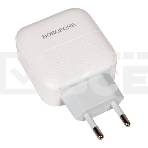 Сетевое зарядное устройство BOROFONE BA46A Premium, один порт USB, один порт Type-C, PD, 18W, 5V, 3.0A, белый, фото3