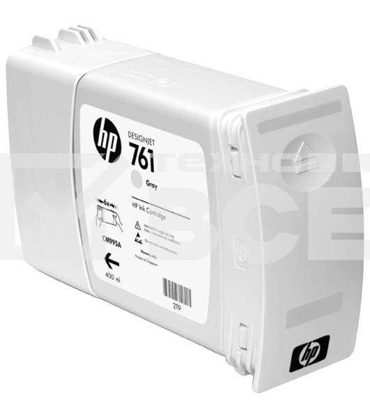 Картридж струйный HP №761 CM995A серый для HP DJ T7100 (400мл)