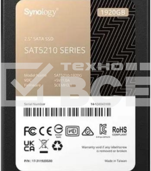 Накопитель SSD SYNOLOGY SATA2.5