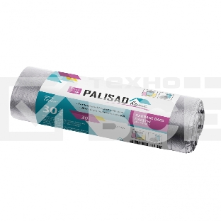 Пакеты для мусора Home Palisad 30 л x 30 шт. серые