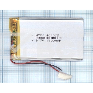 Аккумулятор Li-Pol (батарея) 4*40*75мм 2pin 3.7V/1500mAh