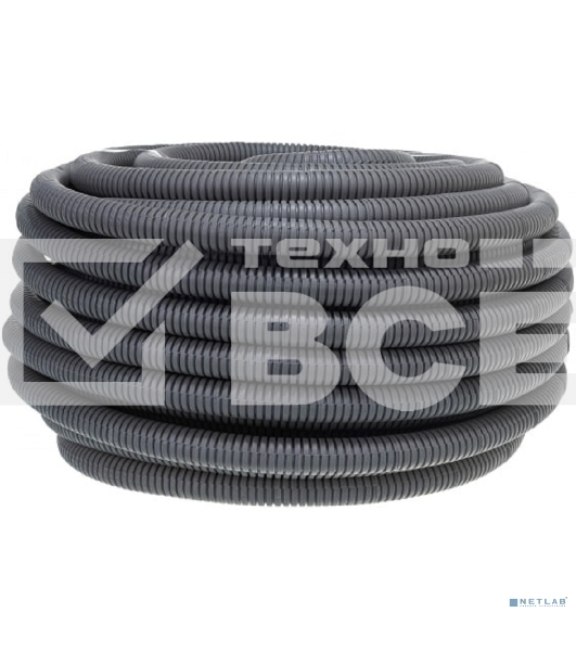 Труба гофрированная ПВХ ЭРА (серый) d 25 мм с зонд. легкая 50 м (12)