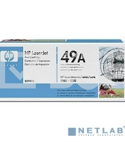 Картридж лазерный HP Q5949A черный для LaserJet 1160/1320 2500стр