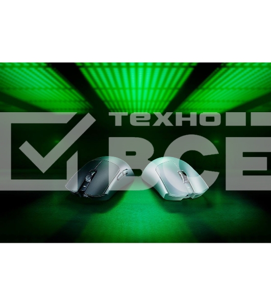 Мышь беспроводная/проводная Razer Viper V3 Pro белый, 35000 dpi, радиоканал, USB, кнопки - 8