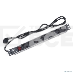 Блок евророзеток для 19' шкафов Cabeus PDU-8P-2EU, фото 1