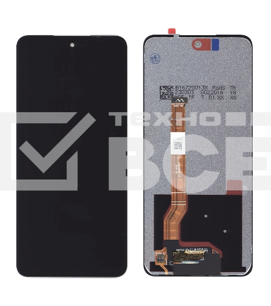 Дисплей для Realme C55 RMX3710, C67 RMX3890, Oneplus Nord CE3 Lite 5G с тачскрином черный orig lcd