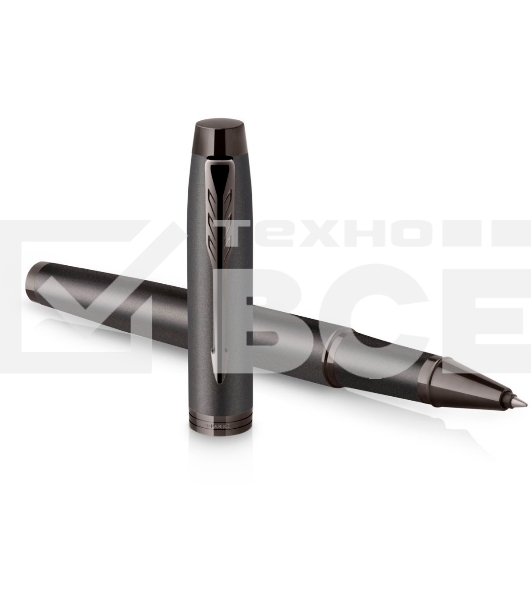 Ручка роллер Parker IM Monochrome T328 (CW2172960) Gun Metal F черн. черн. подар.кор.