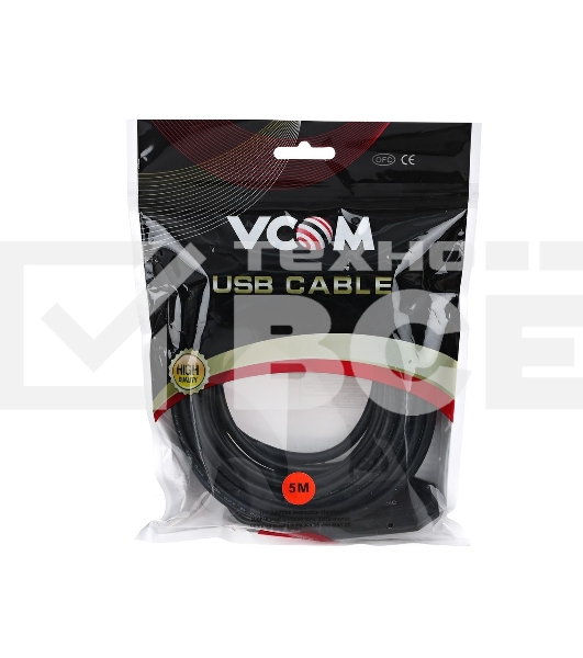 Кабель-адаптер USB3.0-repeater, удлинительный активный <Am-->Af> 5м VCOM