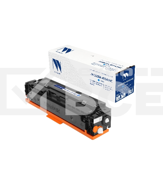 Картридж лазерный NVP совместимый NV-W2031A 415A Cyan (БЕЗ ЧИПА) для HP Color LaserJet M454DN/M479DW/M479 (2100k)