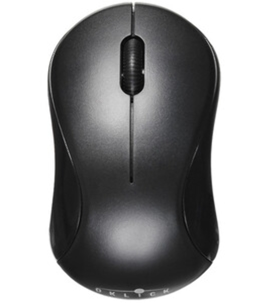 Мышь беспроводная Oklick 605SW черный, 1200 dpi, радиоканал, USB, кнопки - 3