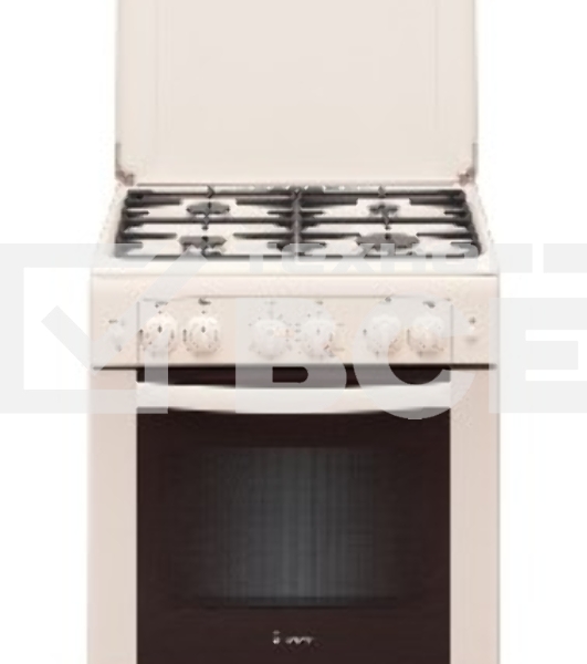 Плита газовая Gefest ПГ 6100-02 0167 бежевый, конфорок 4 шт, духовка 52 л, 60 см x 85 см x 60 см