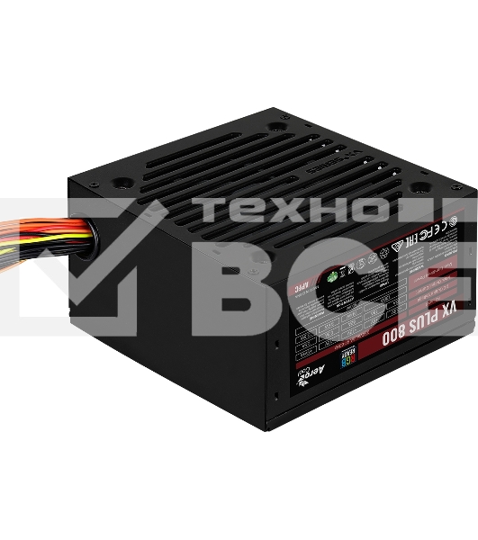 Блок питания Aerocool / Formula VX PLUS 800 RGB, 800Вт, 120мм, черный