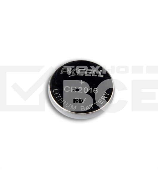Литиевый элемент питания PKCELL CR2016-5B тип - CR2016 5 шт в блистере