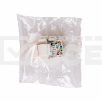 Модуль Rexant Keystone Jack RJ-45(8P8C), UTP неэкранированный, категория 5e, тип 180 градусов, белый, фото3