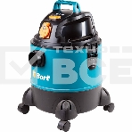 Строительный пылесос Bort BSS-1220-Pro синий, 250/1250 Вт, уборка сухая/влажная, пылесборник контейнер, 20 л, фото 1