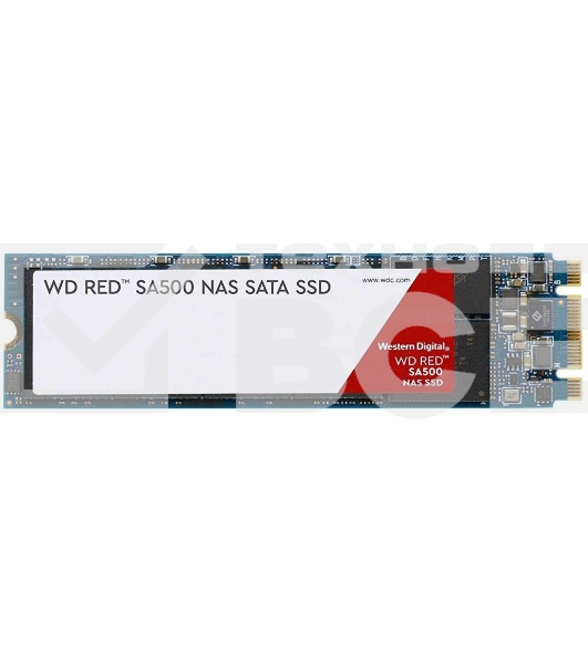 Накопитель SSD WD Red SA500 WDS100T1R0B, 1000Gb, SATA III, M.2 2280, R/W 560/530