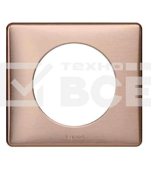 Рамка 1 пост Медь