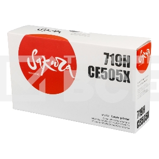 Картридж лазерный Sakura CRG719H/CE505X для Сanon LBP 6300dn/6650dn, MF 5840dn/5880dn, MF-6140DN,5940DN, HP LaserJet P2050/2055d/2055dn/2055x, черный, 6400 к.