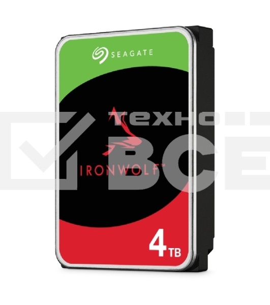 Жесткий диск Seagate 4TB Ironwolf (ST4000VN006) {SATA 6.0Gb/s, 7200 rpm, 256mb buffer, 3.5