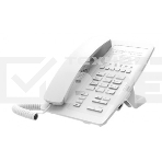Гостиничный IP телефон Fanvil белый, 2 порта 10/100 Мбит, PoE, сменные панели логотипов, без дисплея,без б/п, фото 1