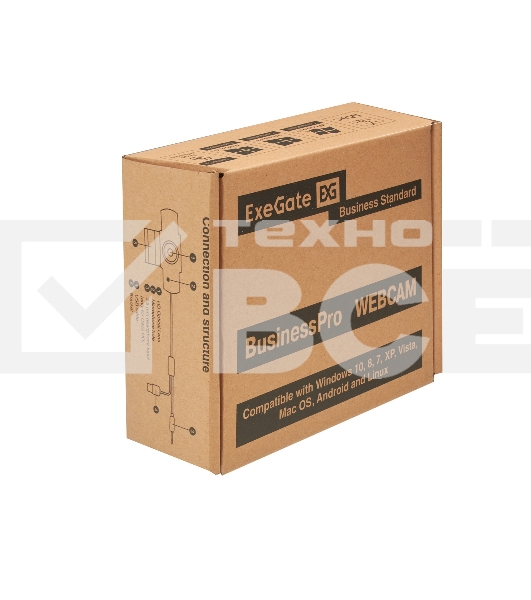 Веб-камера ExeGate BusinessPro C922 2K Tripod
