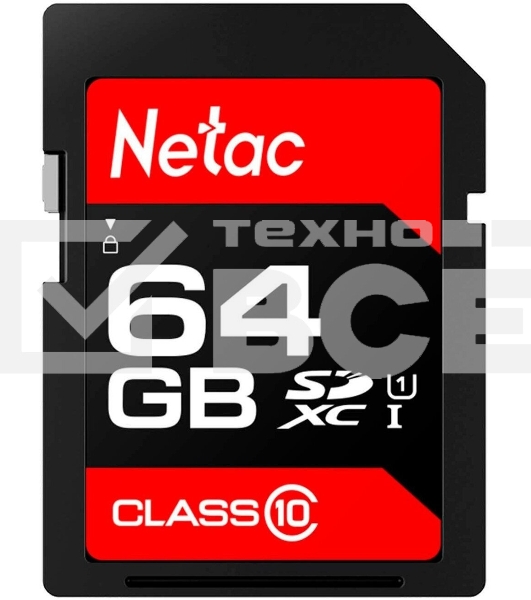 Флеш карта SDHC 64GB Netac Class 10 UHS-I U1 P600 [NT02P600STN-064G-R]