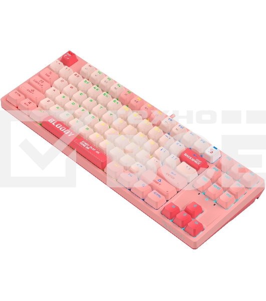 Клавиатура A4Tech Bloody S87 Energy (S87 USB ENERGY PINK) проводная USB розовый