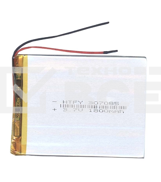 Аккумулятор Li-Pol (батарея) 3*70*85мм 2pin 3.7V/1600mAh