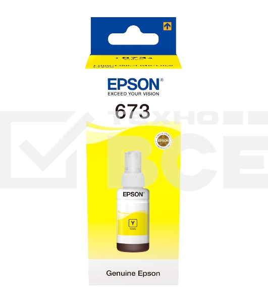 Чернила для EPSON C13T67344A L800 (yellow) 70 мл