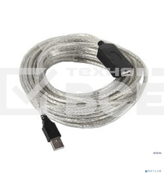 Кабель VCOM VUS7049-20M Кабель-адаптер USB2.0-repeater, удлинительный активный <Am-->Af> 20м