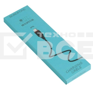 Кабель USB BOROFONE BX17 для Micro USB, 2.4A, длина 1м, черный