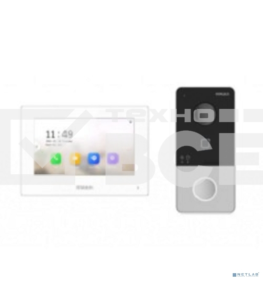 Комплект IP-видеодомофона HiWatch DS-D100IKWF(B)