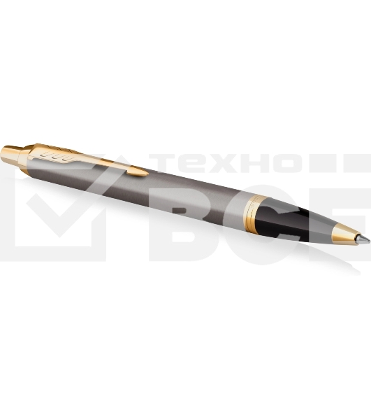 Ручка шариковая Parker IM Premium Grey Core GT (2214613) M, синие чернила, подарочная коробка