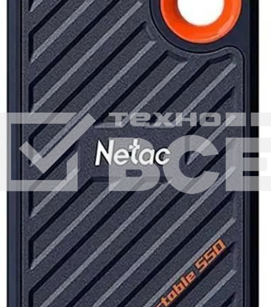 Флеш диск Netac ZX20 2TB USB 3.2 Gen 2 Type-C External SSD, R/W up to 2000MB/1800MB/s, with USB C to A cable and 20Gbps USB C to C cable 5Y wty