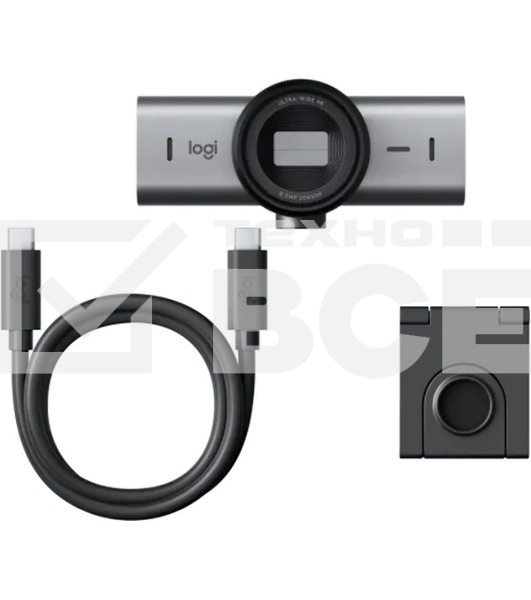 Веб-камера Logitech Webcam Brio MX 4К, 3840x2160, GRAPHITE [960-001559]