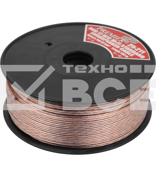 Кабель акустический Premier SCC-17 BC 100м. прозрачный (25-211 100)