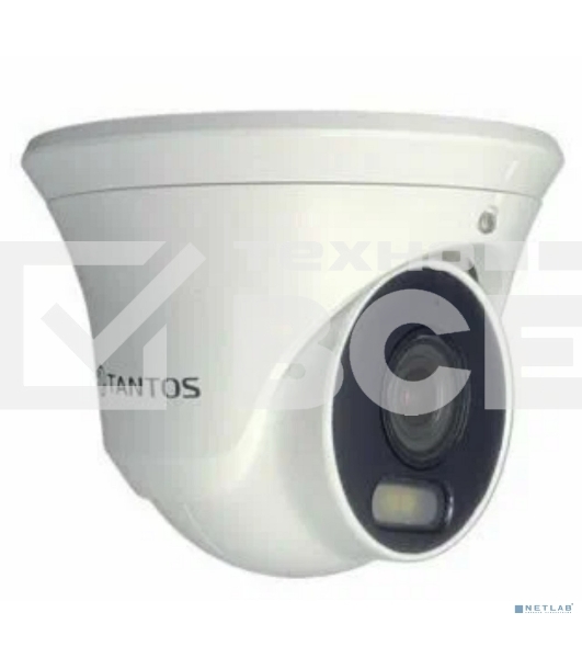 Уличная антивандальная 2 мегапиксельная IP камера Tantos TSi-Ee25FP (2.8) с ИК подсветкой