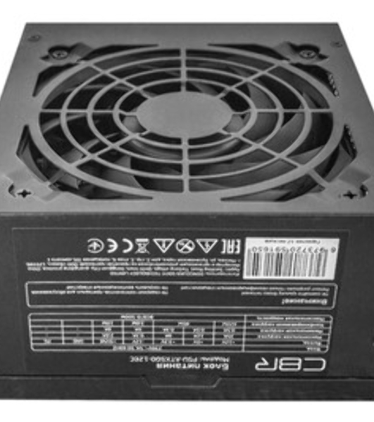 Блок питания CBR PSU-ATX500-08EC, 500Вт, 80мм, черный