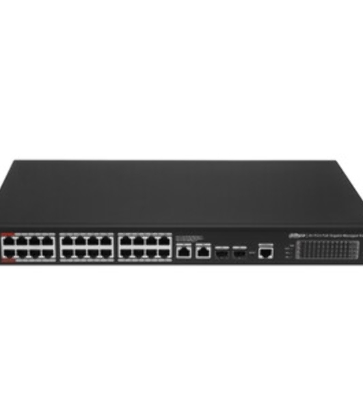 Коммутатор Dahua DH-AS5500-24GT4XF, 24×1 Гбит/с + 4×10 Гбит/с SFP+, управляемый