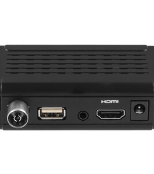 Приставка для цифрового ТВ BBK SMP025HDT2 черный, DVB-T2, DVB-T, HDMI, USB 2.0