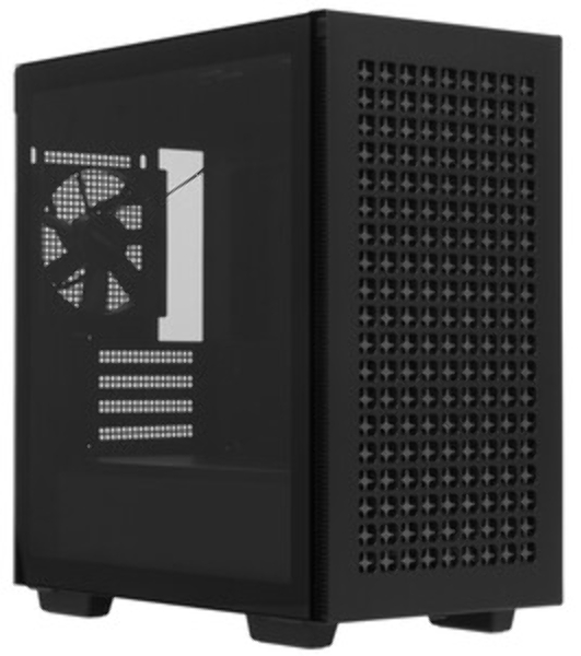 Компьютерный корпус Deepcool CH370 черный без БП mATX 1x120мм 1xUSB 2.0 1xUSB 3.0 audio bott PSU