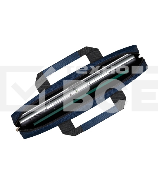 Сумка ExeGate EX205137RUS Start S15 Deep Blue, темно-синяя, полиэстер, для ноутбуков до 15.6