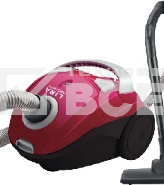 пылесос LIRA LR 1003 Мощность 1800Вт, Мощность всасывания 350 Вт, Уровень шума 70 дБ, Напряжение сети 220 В, Частота 50 Гц, Объём пылесборника: 1,5л, Автоматическое сматывание шнура, Длина шнура питания: 3,5 м, Многоразовый мешок для сбора пыли, Индикатор заполнения пылесборника, Защита от перегрева, Аксессуары: Щётка 'ковер/пол', Щелевая насадка, Насадка для мягкой мебели.