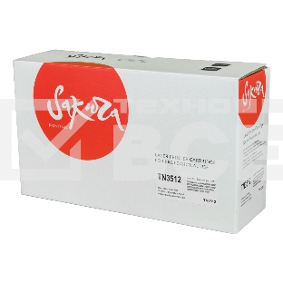 Картридж лазерный Sakura TN3512 для Brother HL-L6250DN, HL-L6300DW, HL-L6300DWT, HL-L6400DW, HL-L6400DWT, DCP-L6600DW, MFC-L6800DW, MFC-L6800DWT, MFC-L6900DW, MFC-L6900DWT, черный, 12 000 к.