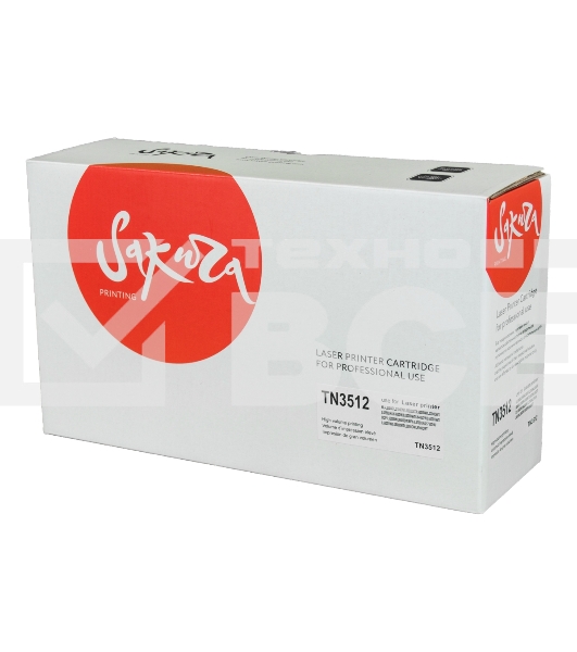 Картридж лазерный Sakura TN3512 для Brother HL-L6250DN, HL-L6300DW, HL-L6300DWT, HL-L6400DW, HL-L6400DWT, DCP-L6600DW, MFC-L6800DW, MFC-L6800DWT, MFC-L6900DW, MFC-L6900DWT, черный, 12 000 к.