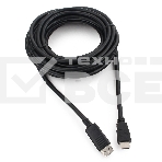 Кабель Cablexpert DisplayPort->HDMI, 7.5м, 20M/19M, черный, экран, пакет , фото3