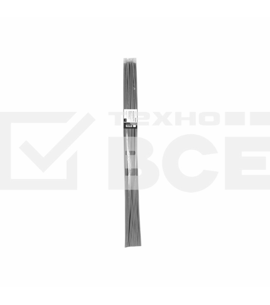 Термоусаживаемая трубка Rexant 5,0/2,5 мм, серая, упаковка 50 шт. по 1 м