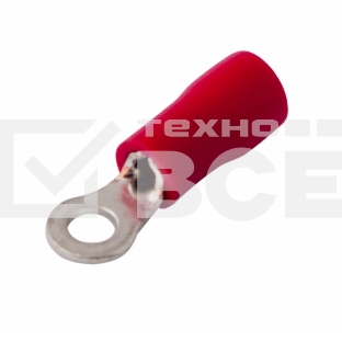 Наконечник кольцевой изолированный ø 3.2 мм 0.5-1.5 мм² (НКи 1.5-3/НКи 1,25-3) красный Rexant